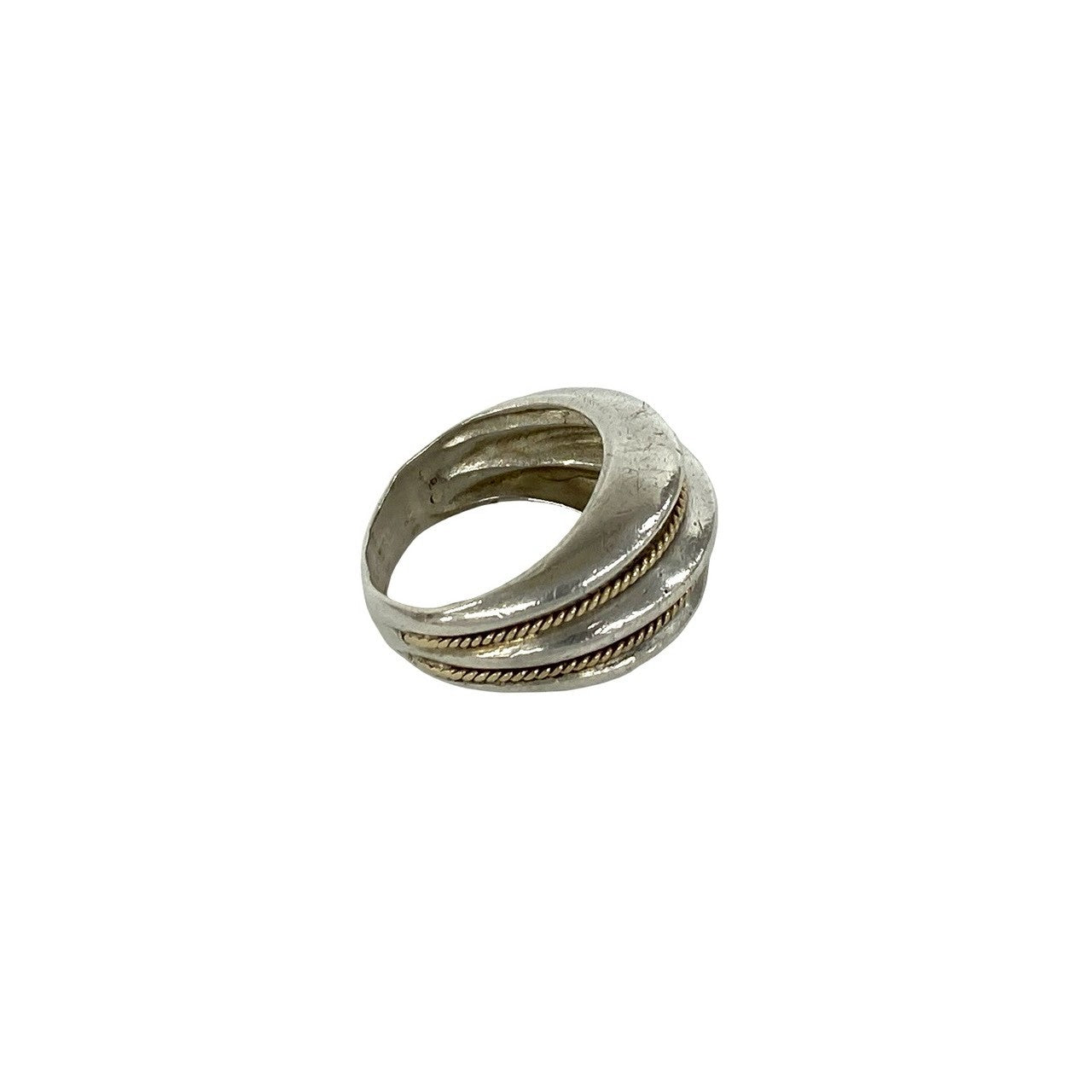 TIFFANY&Co. ティファニー (Vintage) ツイスト ダブルロープ リング 指輪 5