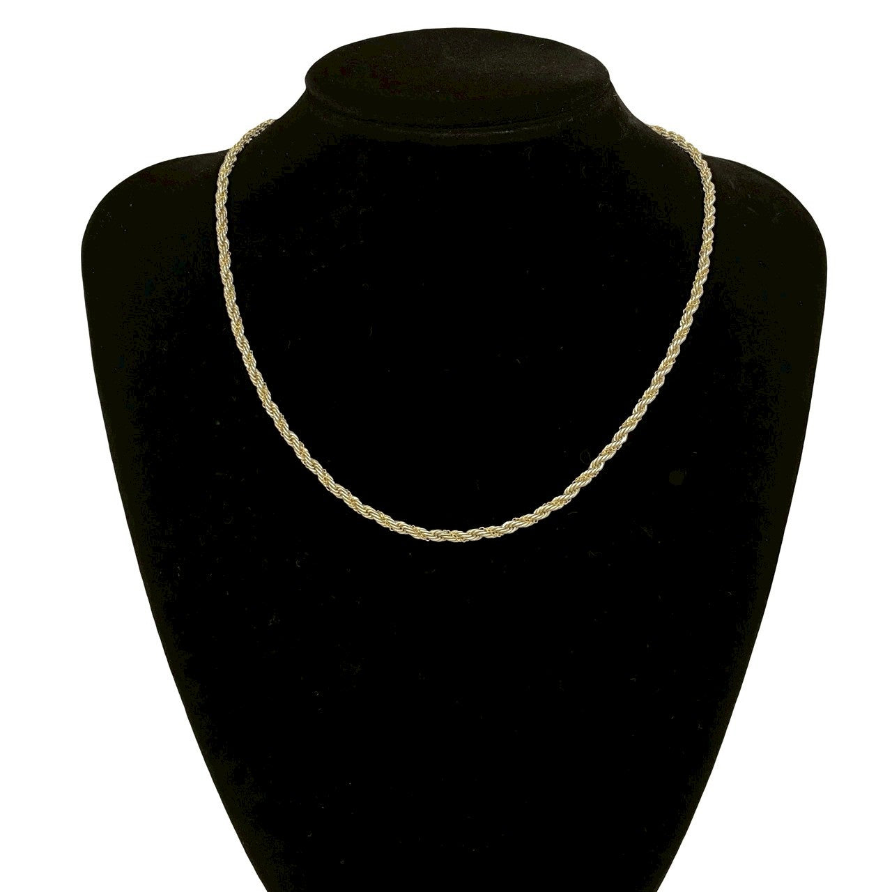 TIFFANY&Co. ティファニー (Vintage) ツイストロープ チェーン ネックレス 925 K14 585YG 2