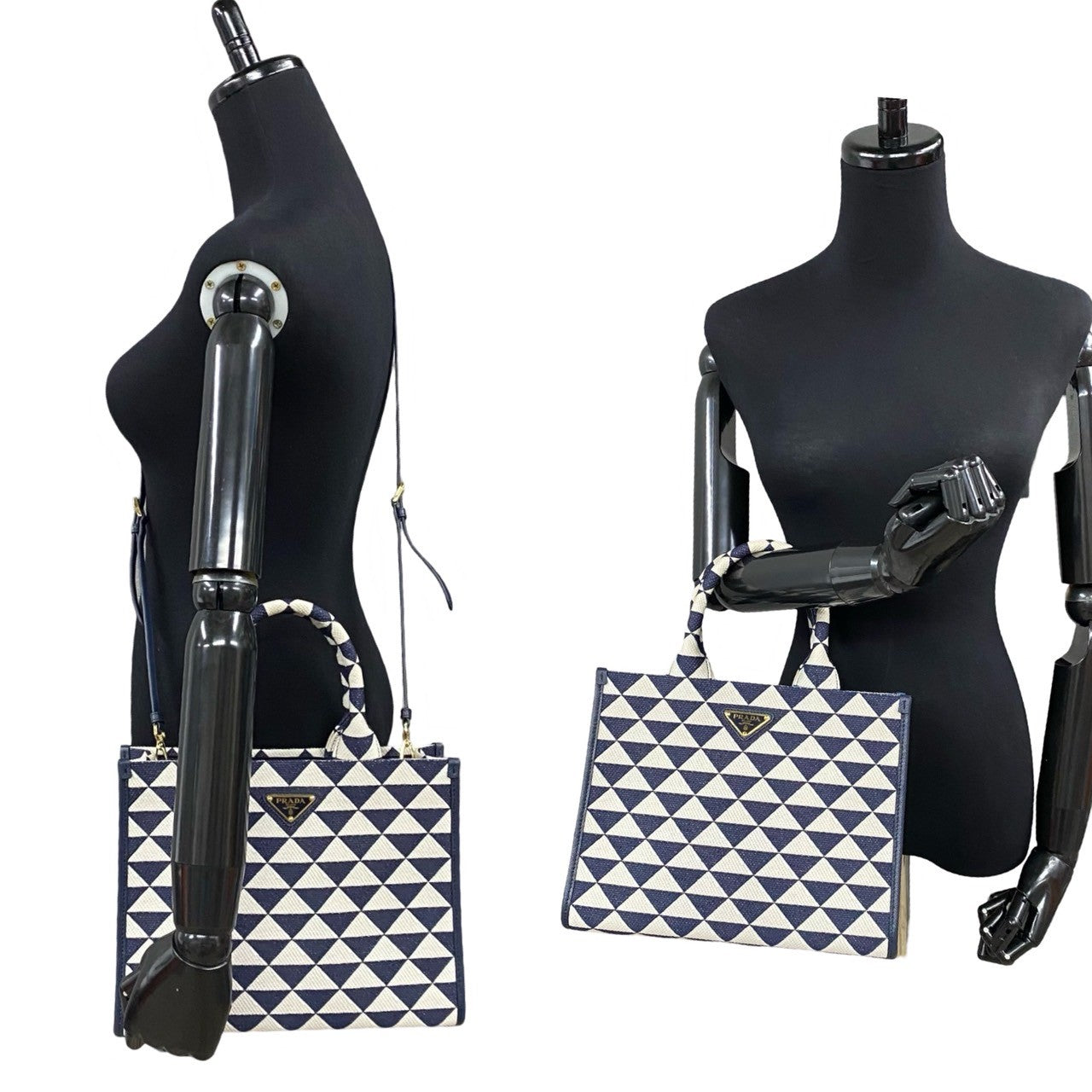 PRADA シンボル エンブロイダリー ファブリック スモール 2