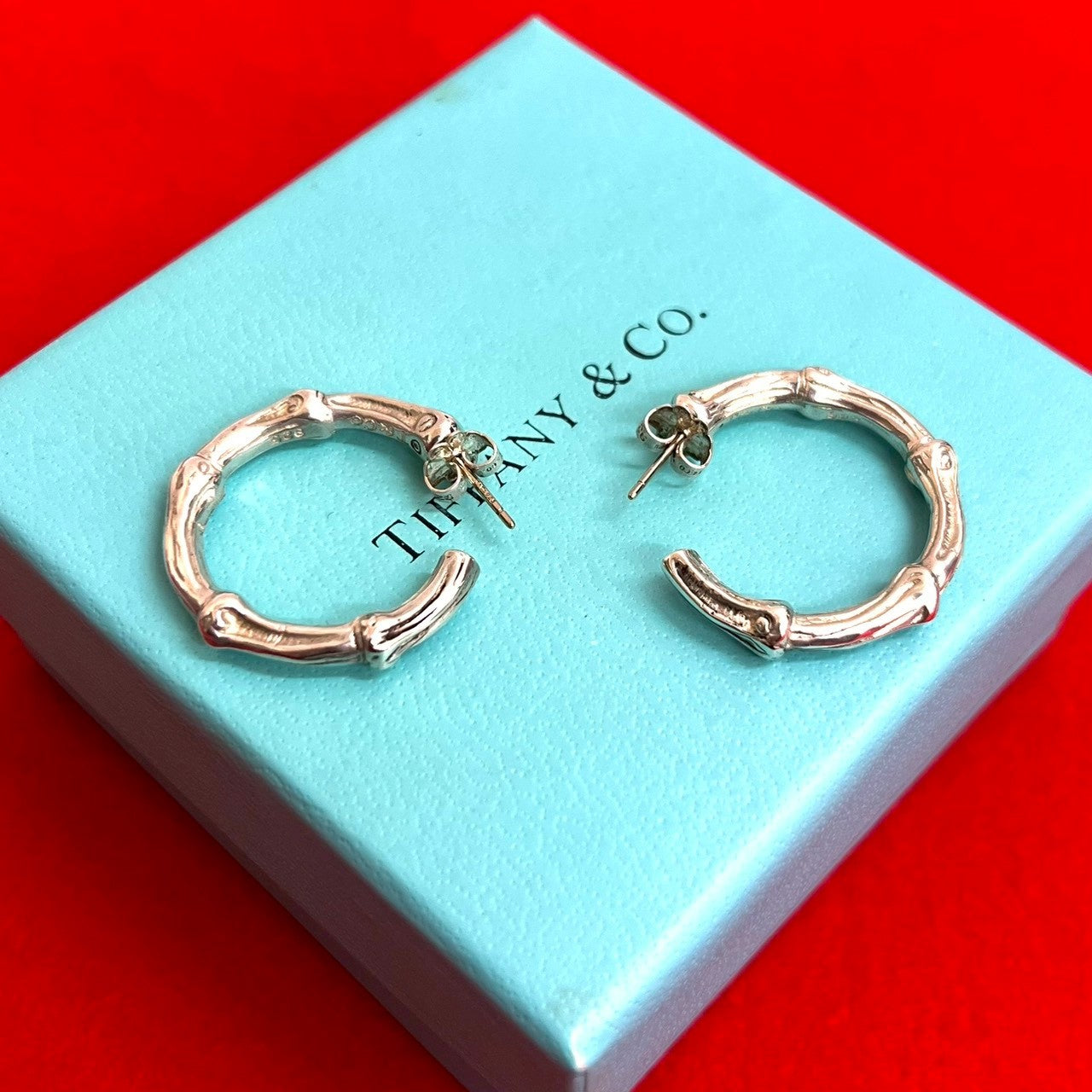 TIFFANY&Co. ティファニー バンブー フープピアス