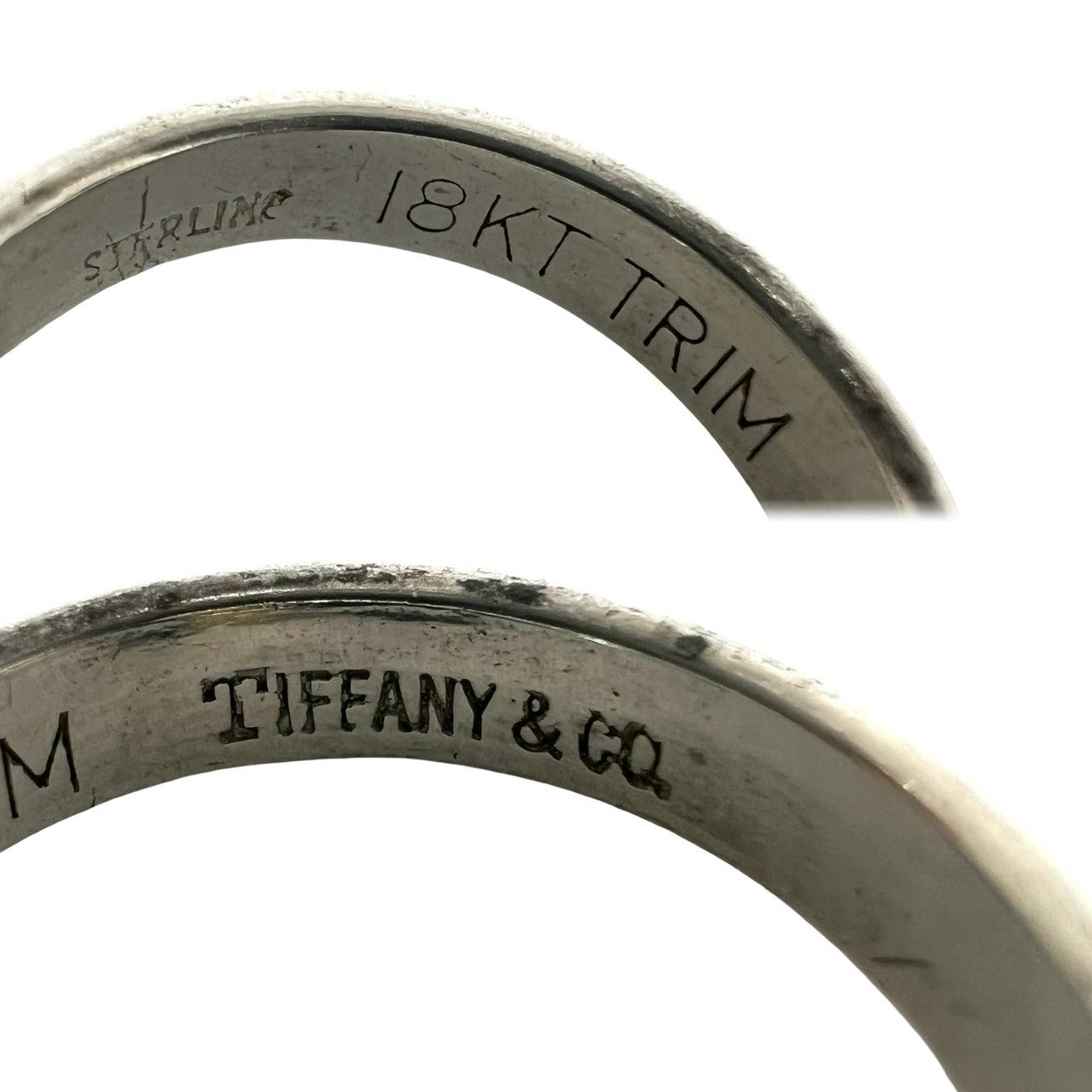 TIFFANY&Co. ティファニー (Vintage) フック&アイ リング 指輪 12号 925 K18 750YG 3