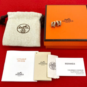 HERMES エルメス ミニ ポップアッシュ ピアス