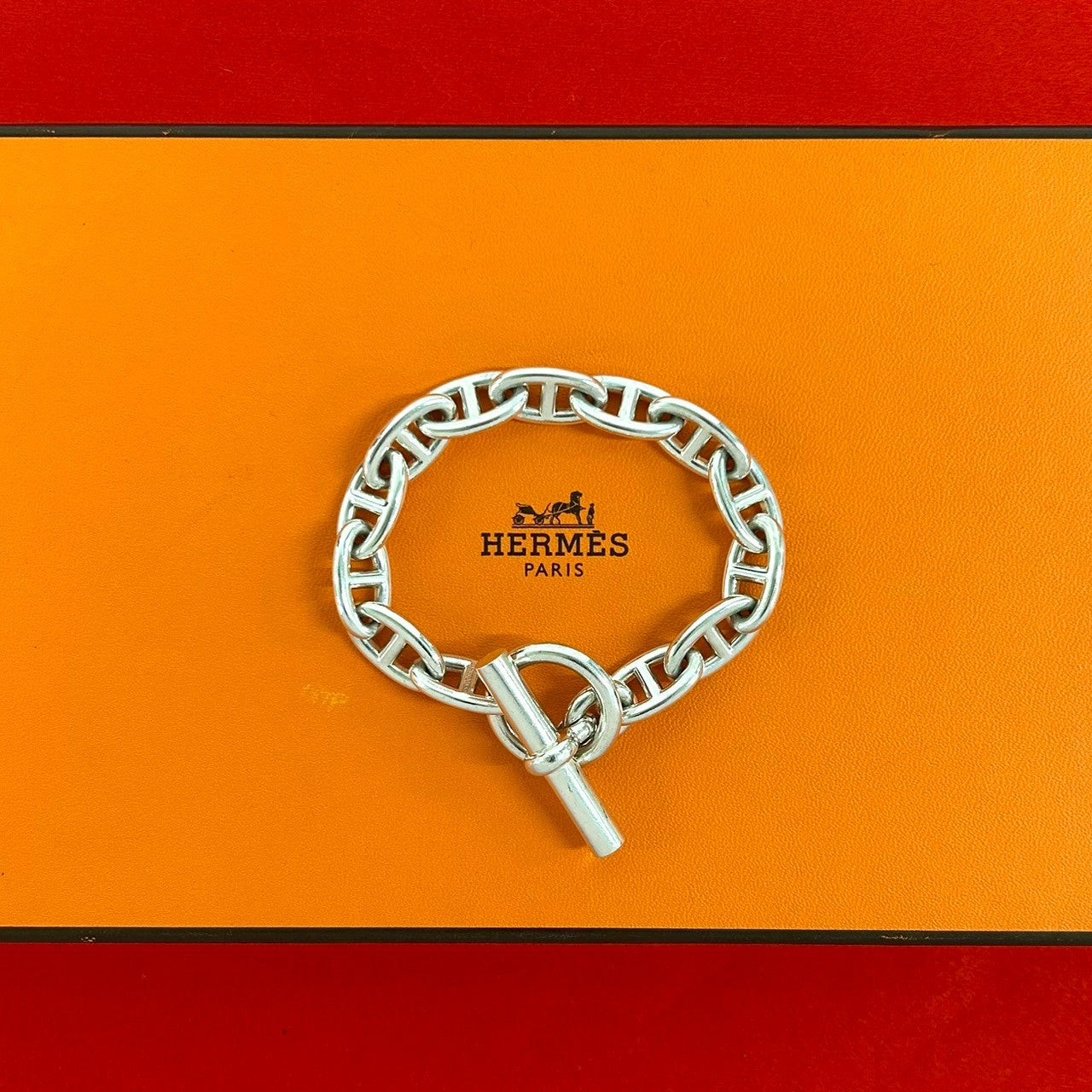 HERMES エルメス シェーヌダンクル GM 13コマ ブレスレット