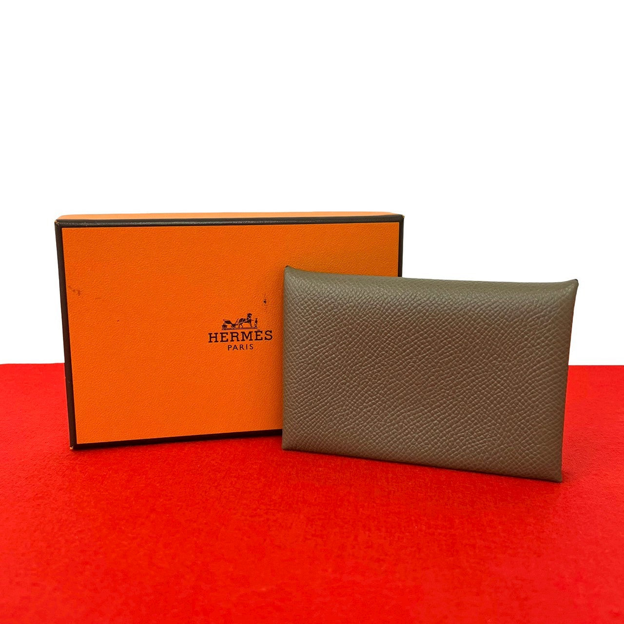HERMES エルメス カルヴィ カードケース ヴォーエプソン