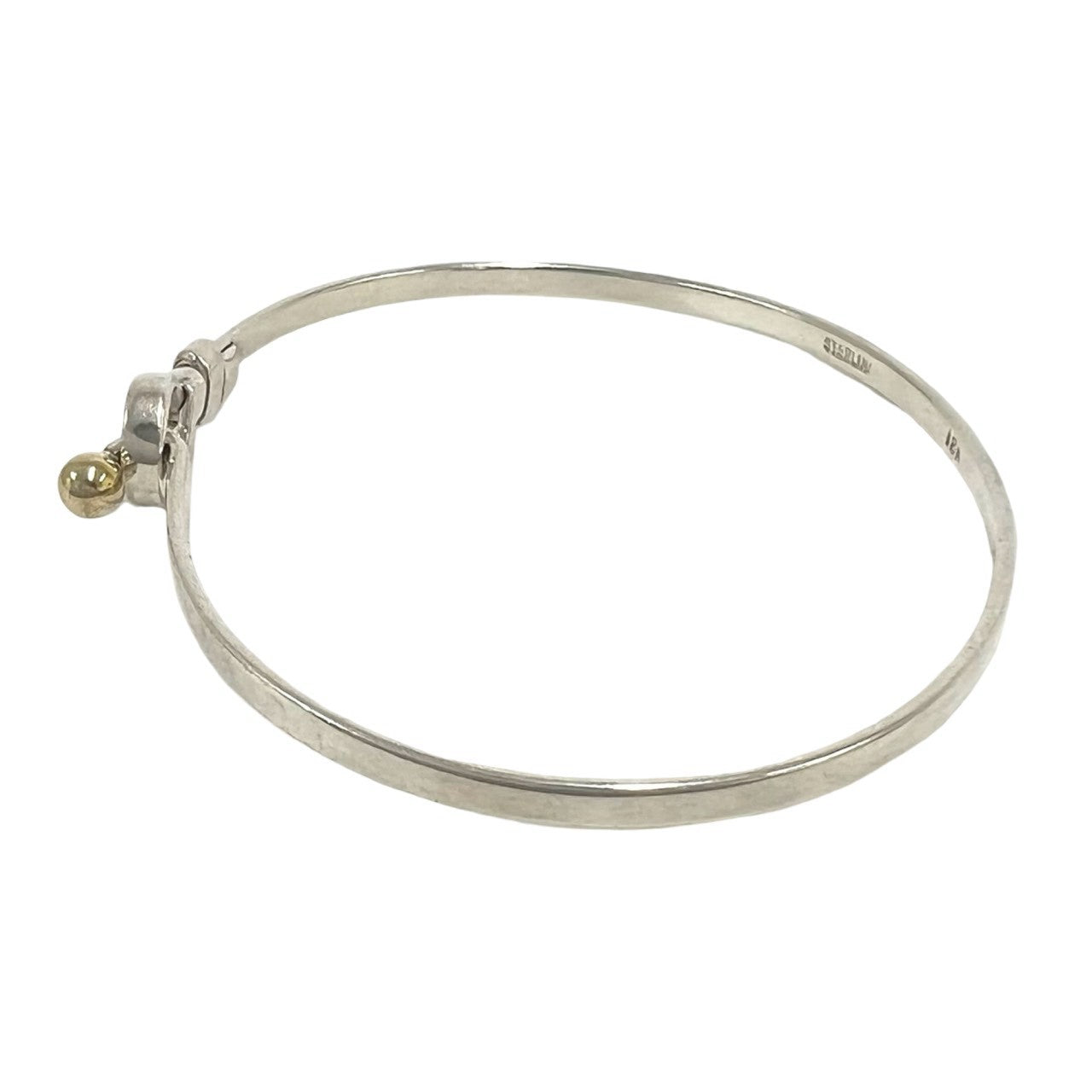 TIFFANY&Co. ティファニー (Vintage) フック&アイ バングル 925 K18 750YG 4