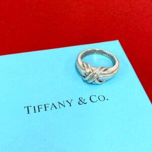 TIFFANY&Co. ティファニー (Vintage) シグネチャークロス リング 指輪
