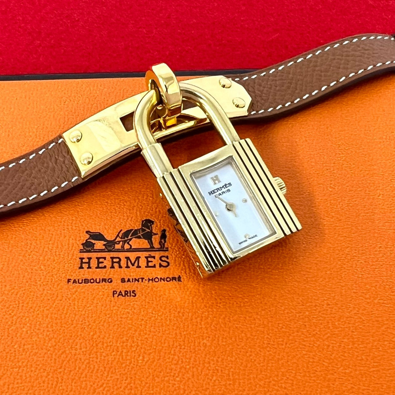 HERMES エルメス ケリー ウォッチ 腕時計 ヴォーエプソン