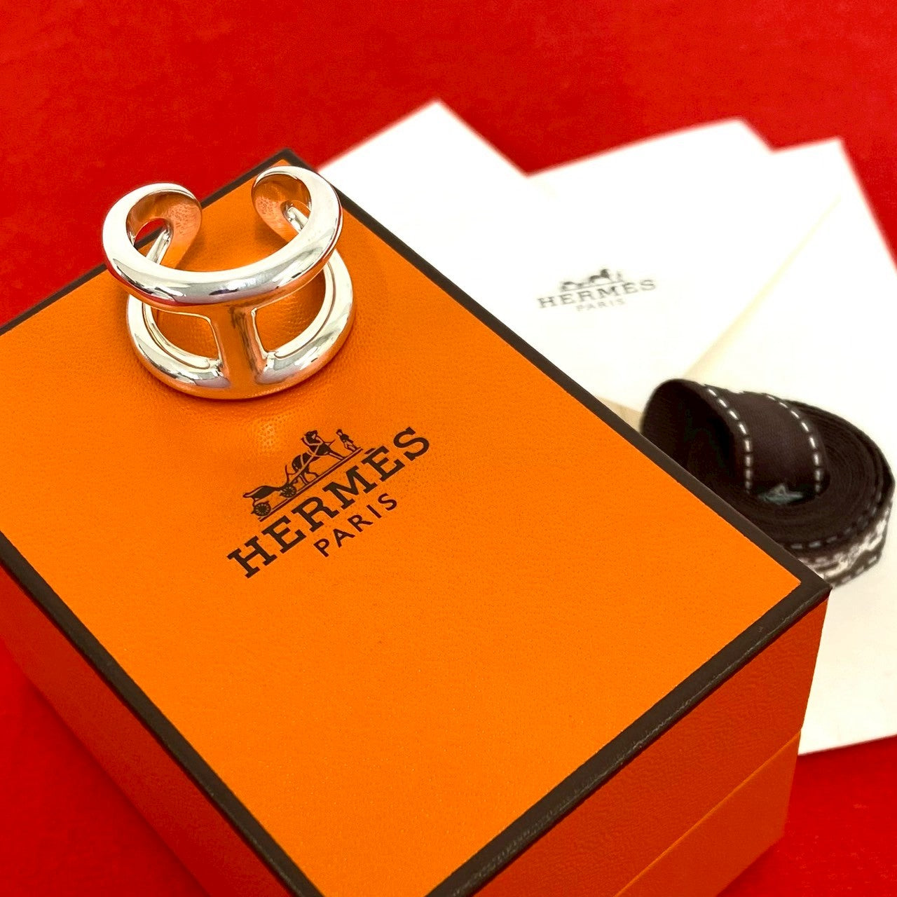 HERMES エルメス オスモズ GM リング 指輪