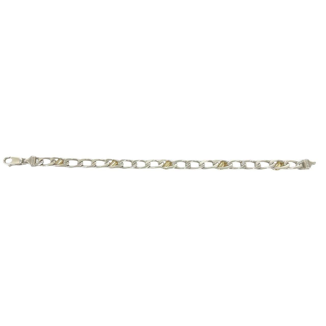 TIFFANY&Co. ティファニー (Vintage) フィガロチェーン ブレスレット 925 K18 750YG 6