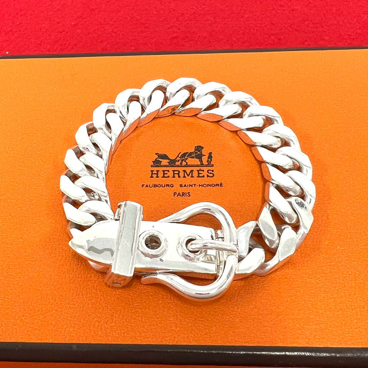 HERMES エルメス (Vintage) ブックルセリエ MM ブレスレット