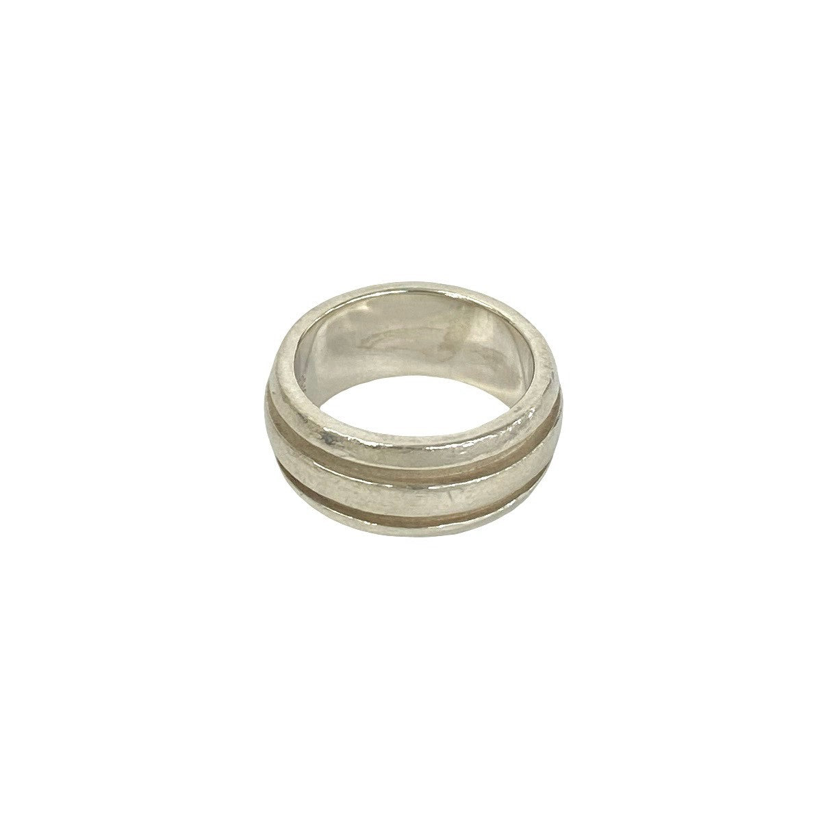 TIFFANY&Co. ティファニー (Vintage) グルーブド ダブルライン リング 指輪 5
