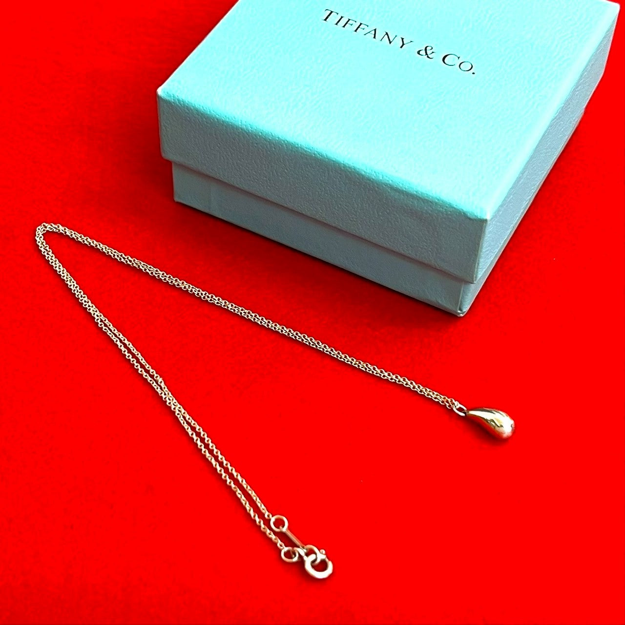 TIFFANY&Co. ティファニー ティアドロップ ネックレス