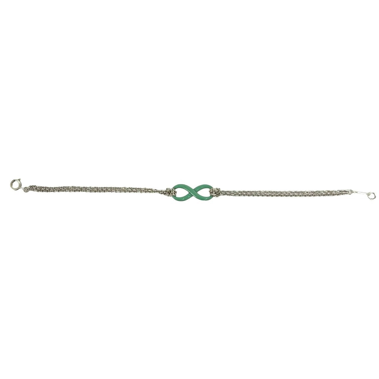 TIFFANY&Co. ティファニー インフィニティ ダブルチェーン ブレスレット 5