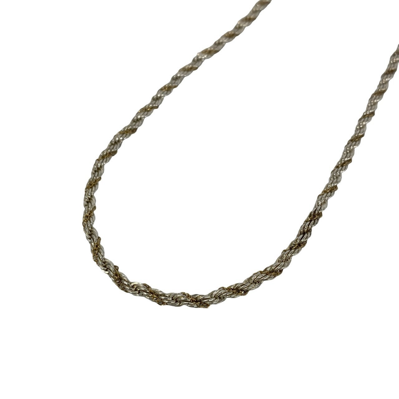 TIFFANY&Co. ティファニー (Vintage) ツイスト ロープ ネックレス 925 K18 750YG 4