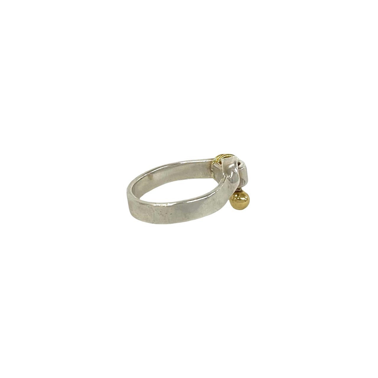 TIFFANY&Co. ティファニー (Vintage) フック&アイ リング 指輪 12号 925 K18 750YG 5