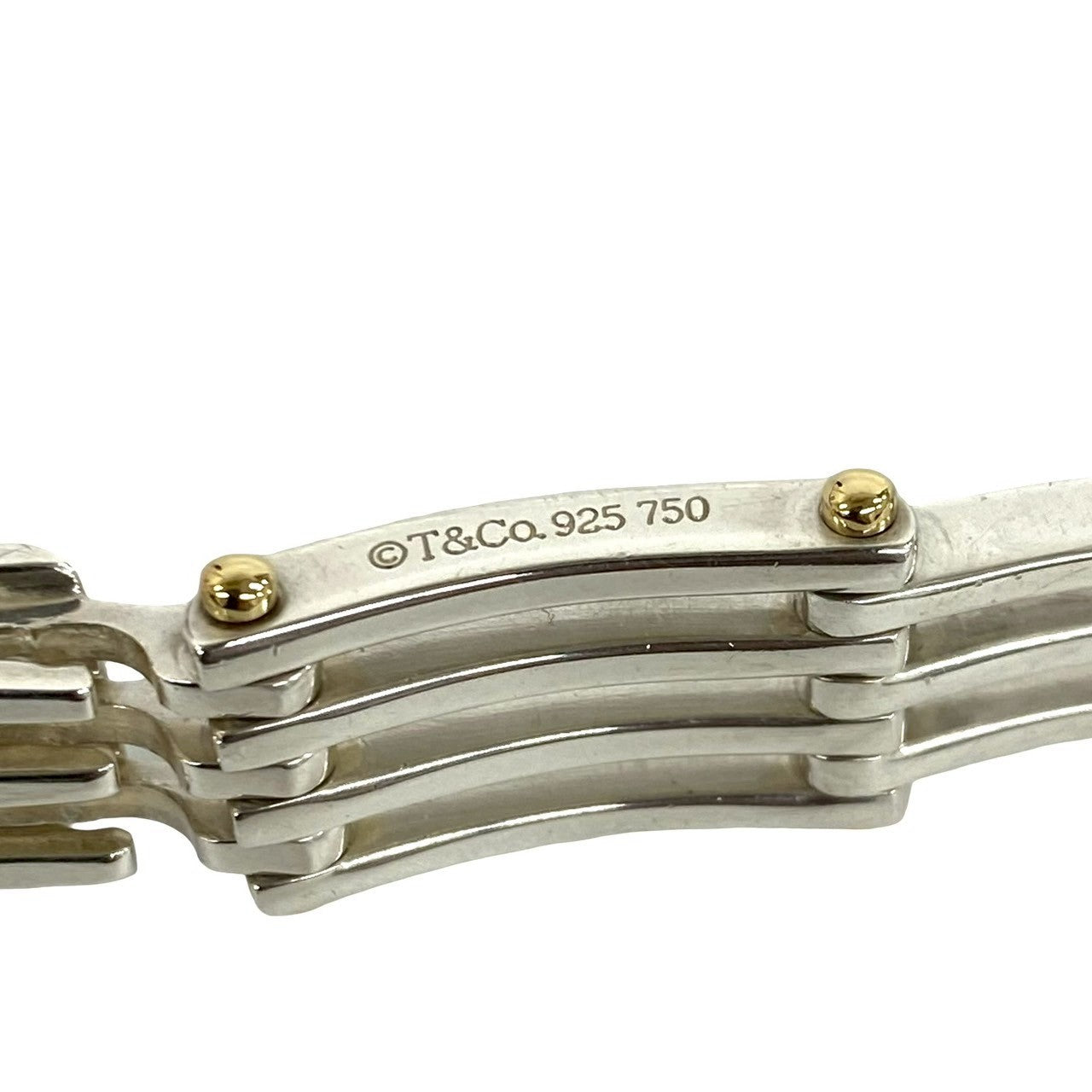 TIFFANY&Co. ティファニー ゲート ID ブレスレット 925 K18 750YG 3