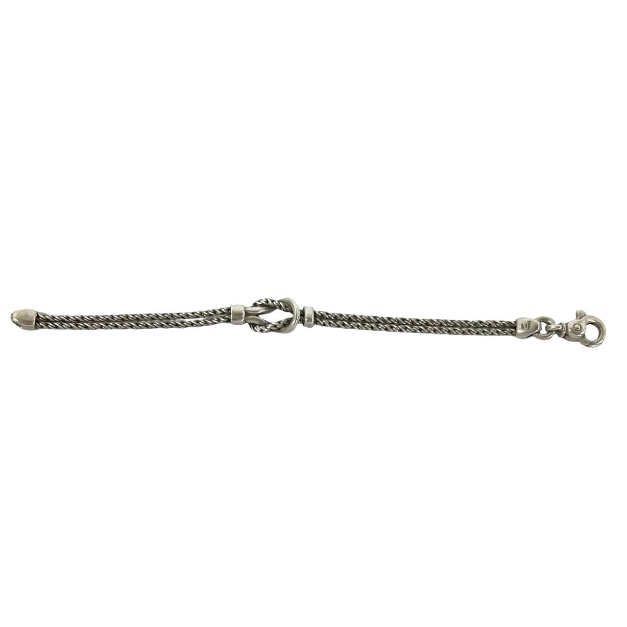 TIFFANY&Co. ティファニー (Vintage) ダブルロープ センターノット ブレスレット 6