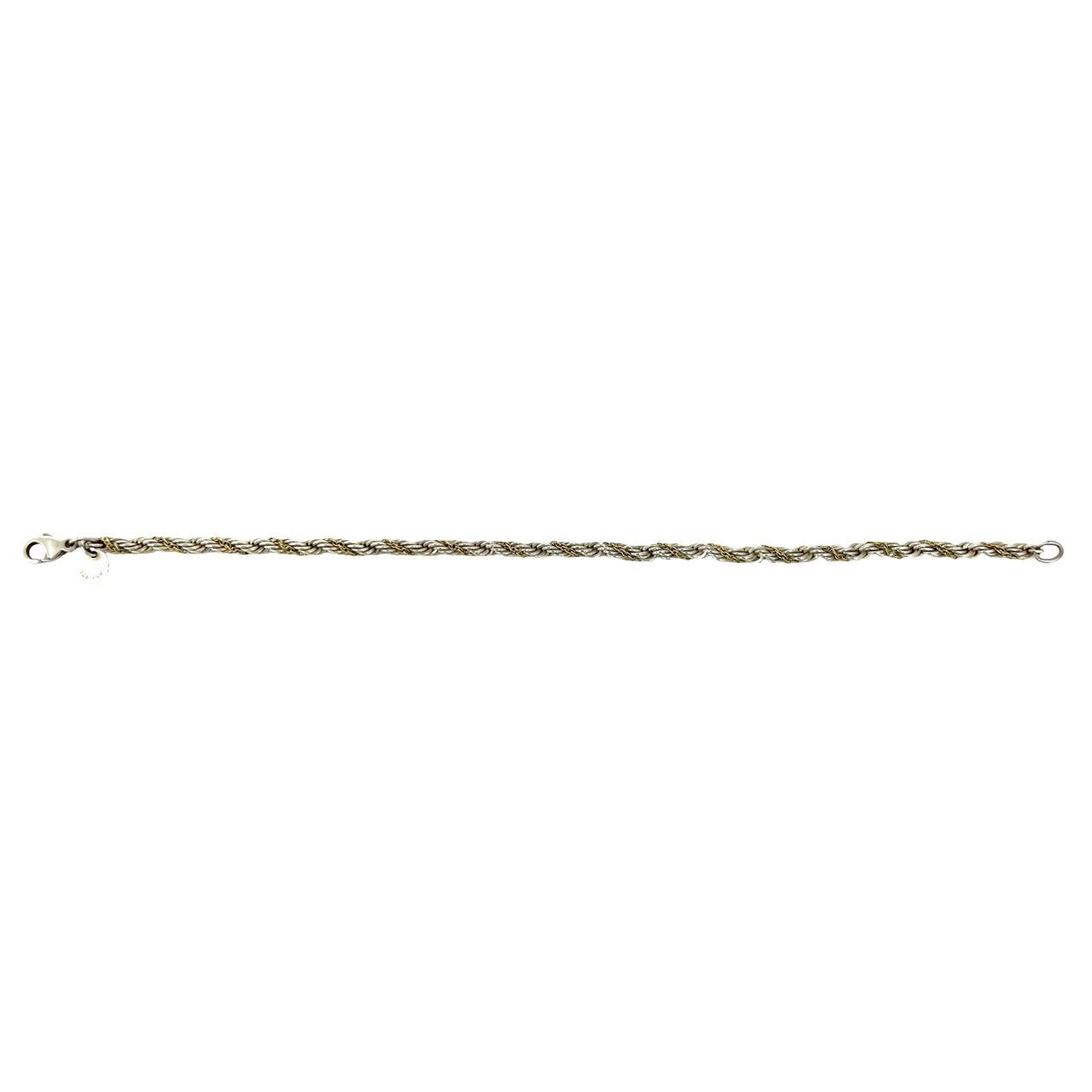 TIFFANY&Co. ティファニー (Vintage) ツイストロープ ブレスレット 925 K18 750YG 6
