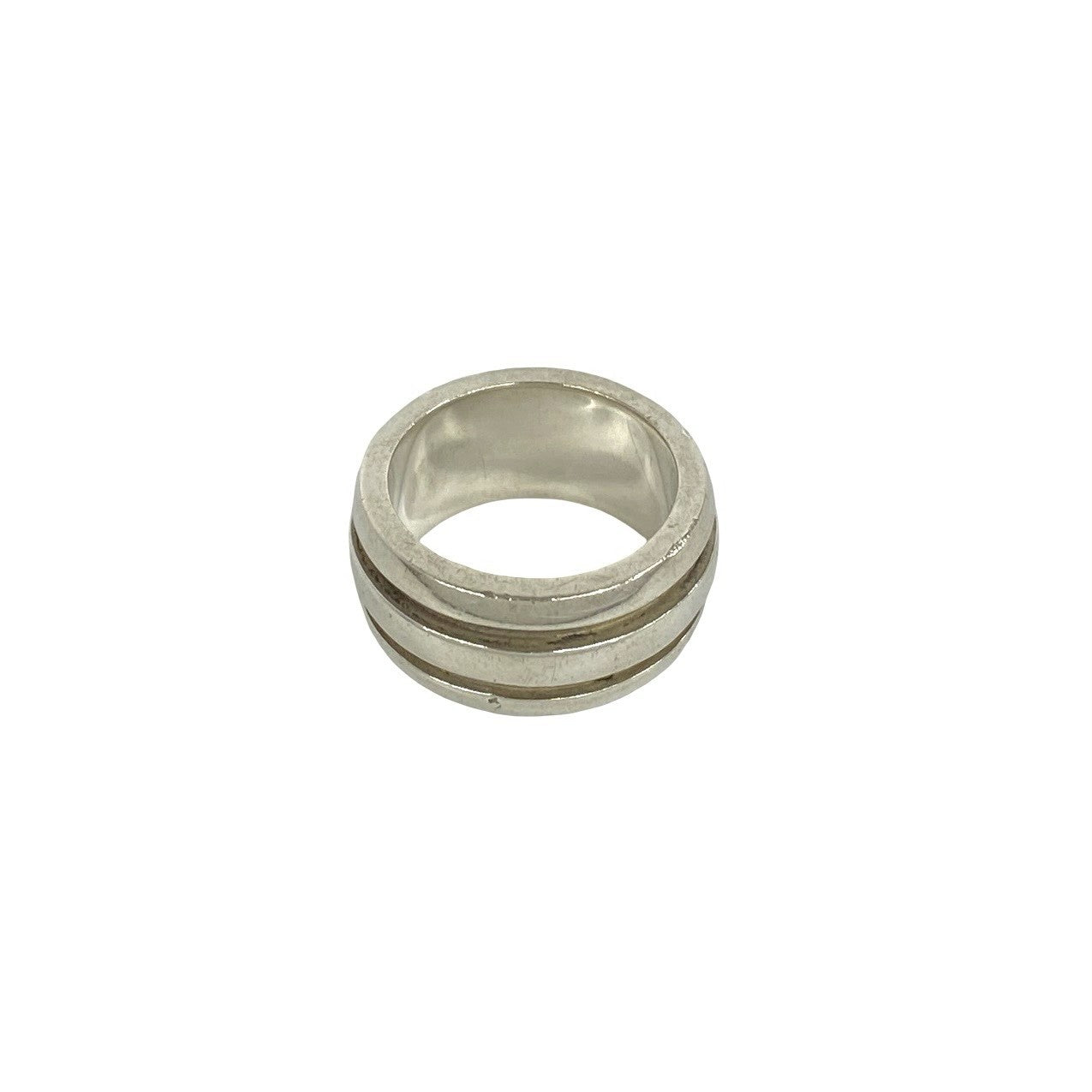 TIFFANY&Co. ティファニー (Vintage) グルーブド ダブルライン リング 指輪 5