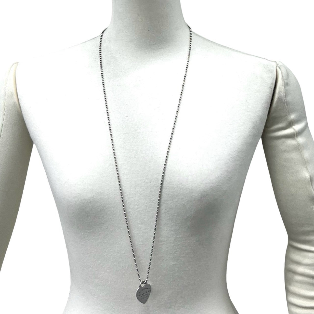 TIFFANY&Co. ティファニー (Vintage) リターントゥ ハート ボールチェーン ネックレス 2