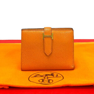 HERMES エルメス ベアン コンパクト 二つ折り財布 シェーブル