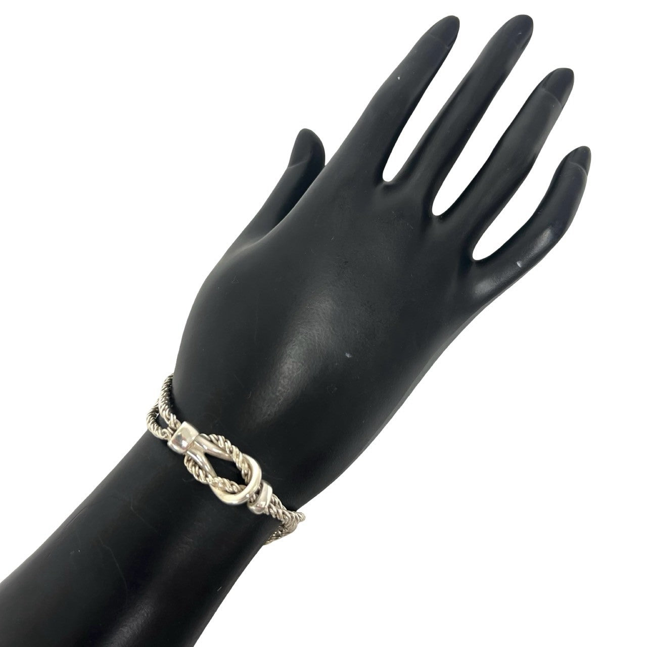 TIFFANY&Co. ティファニー (Vintage) センターノット ダブルロープ ブレスレット 2