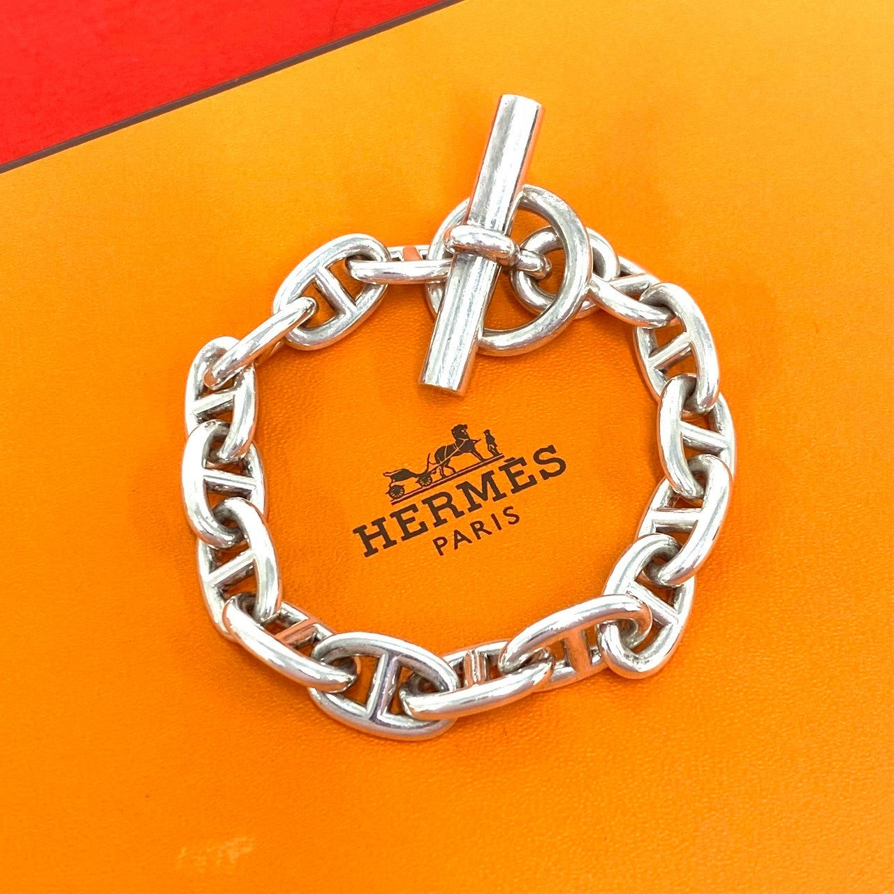 HERMES エルメス シェーヌダンクル MM ブレスレット