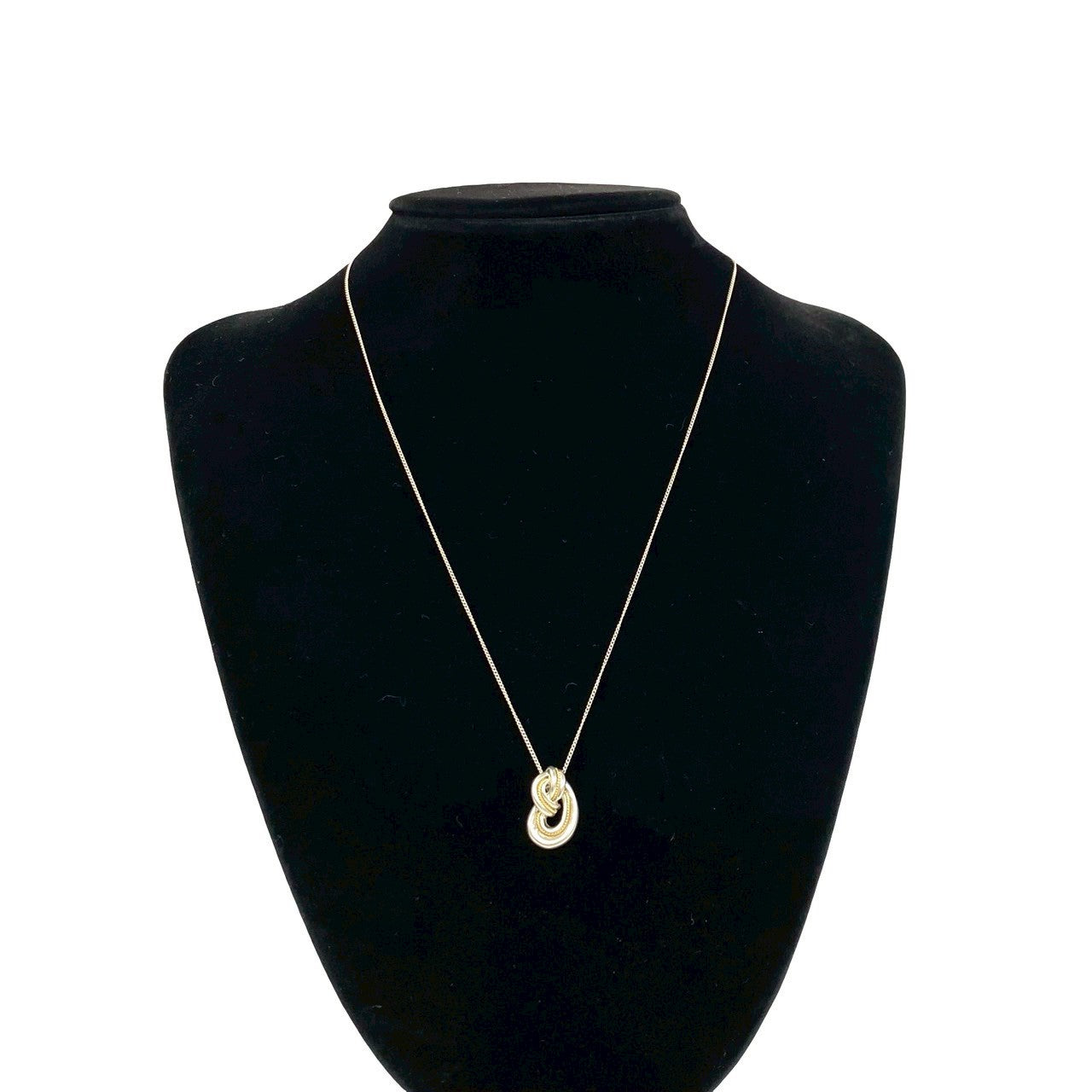 TIFFANY&Co. ティファニー (Vintage) ツイスト ノット ネックレス 925 K18 750YG 2
