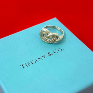 TIFFANY&Co. ティファニー ツイスト リング 925 K18 750YG 指輪