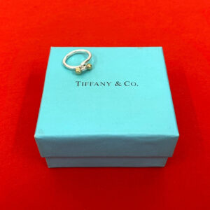 TIFFANY&Co. ティファニー ダブルアイ 925×K18 リング 指輪