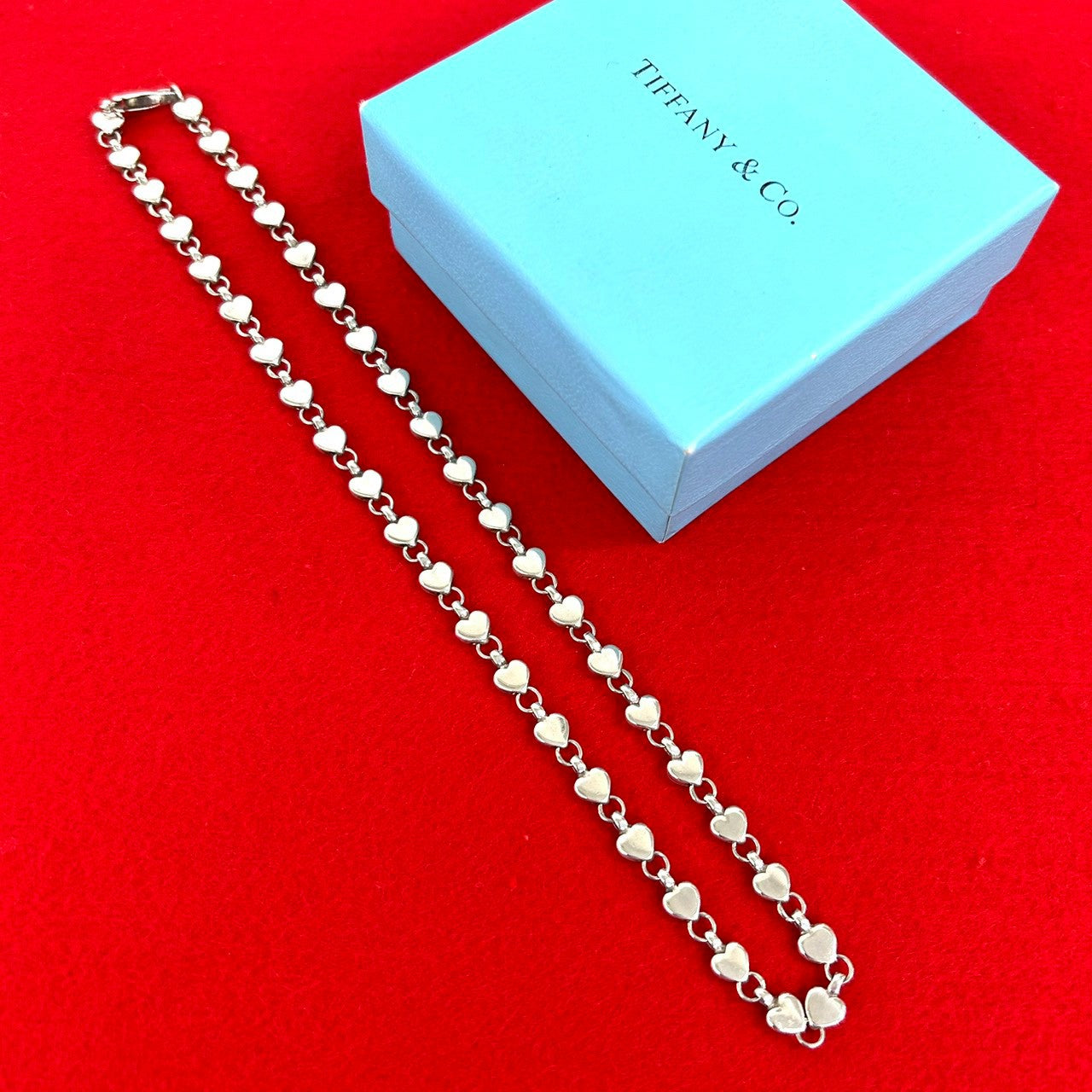 TIFFANY&Co. ティファニー (Vintage) パフハート ネックレス