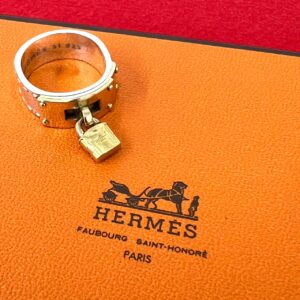 HERMES エルメス (Vintage) ケリー リング 925 K18 750YG 指輪 10号 表記サイズ #51