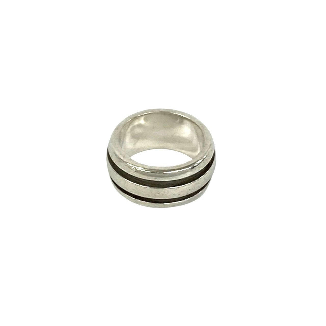 TIFFANY&Co. ティファニー (Vintage) グルーブド ダブルライン リング 指輪 7号 4