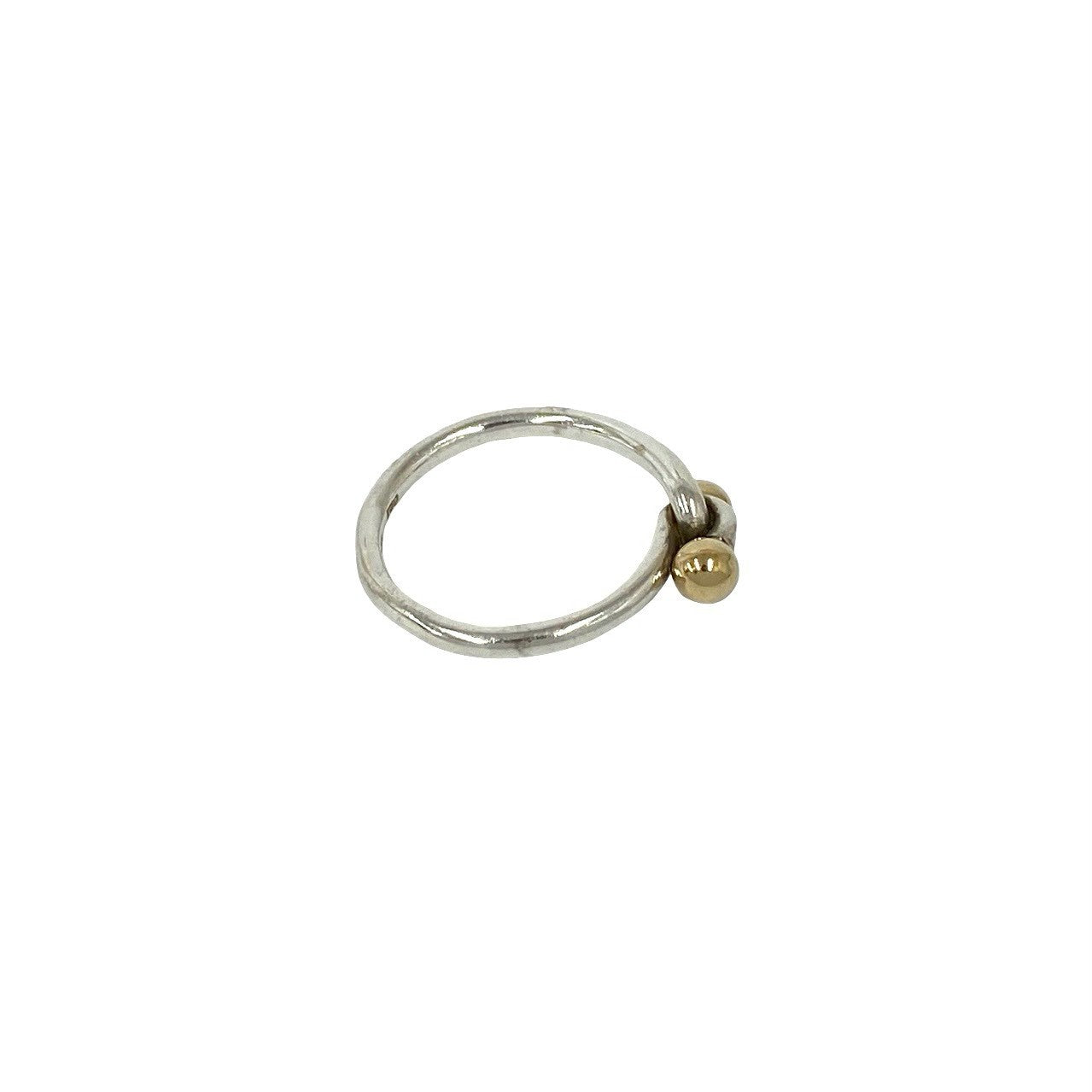 TIFFANY&Co. ティファニー (Vintage) フック&アイ リング 指輪 12号 925 K18 750YG 5
