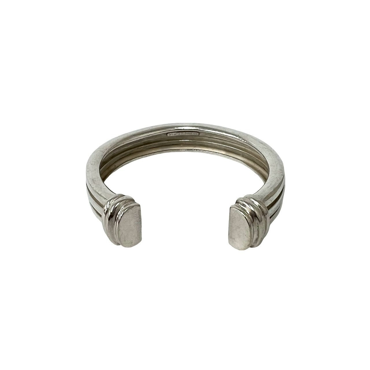 TIFFANY&Co. ティファニー (Vintage) グルーブド ダブルカフ バングル 6