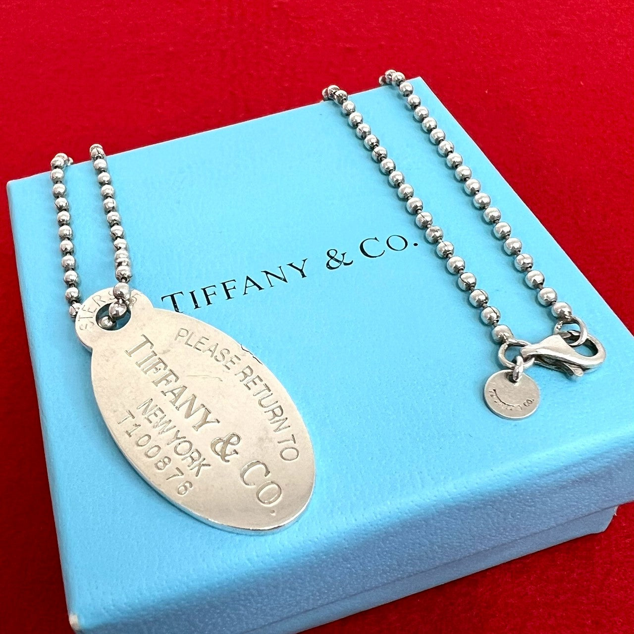 TIFFANY&Co. ティファニー リターントゥ オーバルタグ ネックレス