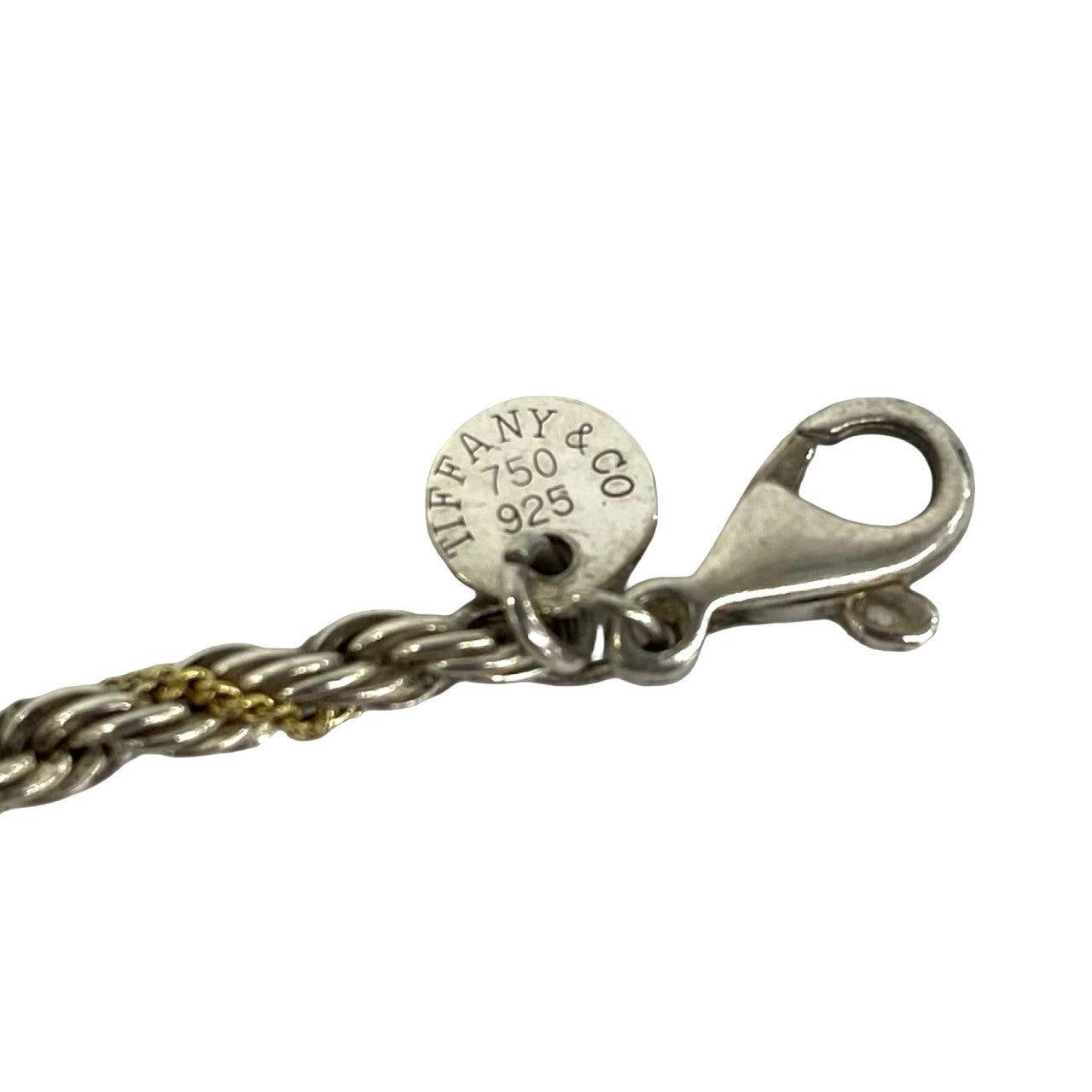TIFFANY&Co. ティファニー (Vintage) ツイスト ロープ ブレスレット 925 K18 750YG 3