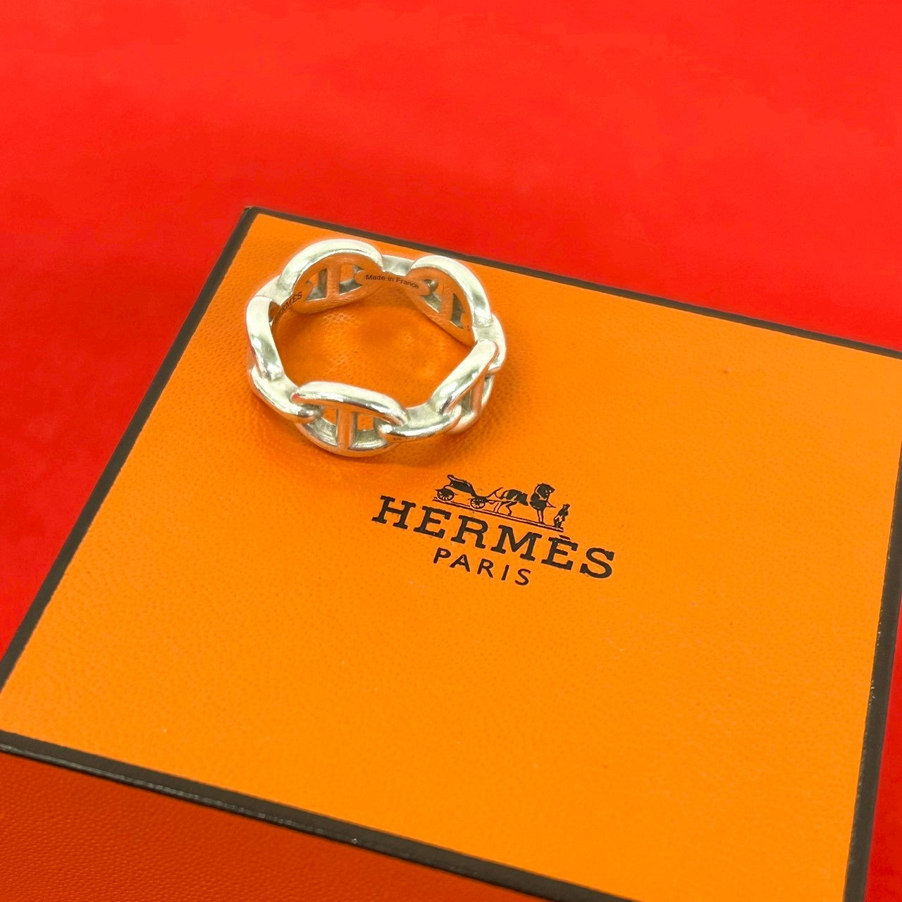 HERMES エルメス シェーヌダンクル アンシェネ リング 指輪