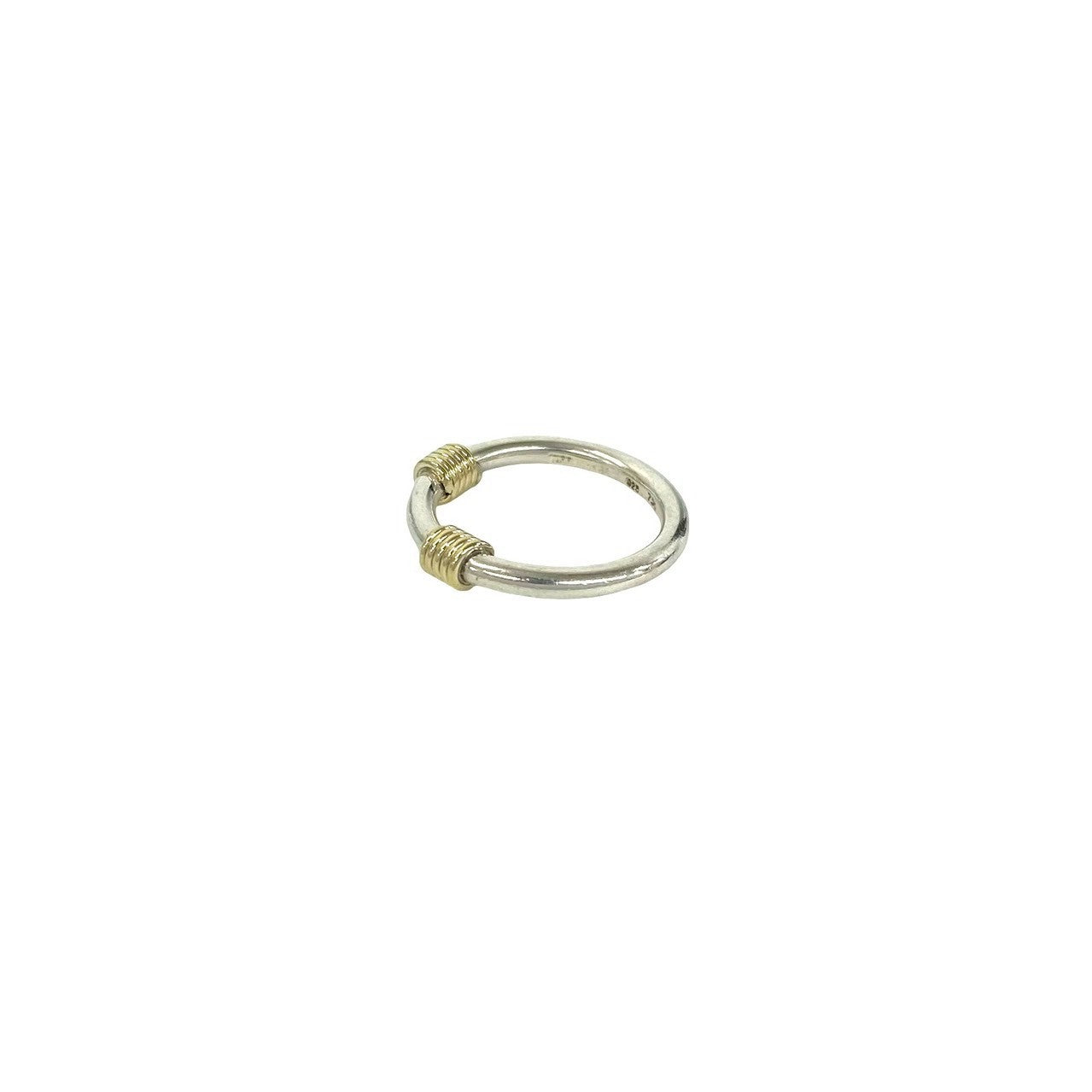TIFFANY&Co. ティファニー (Vintage) バンドウィズ 2 ワイヤー リング 指輪 925 K18 750 YG 4