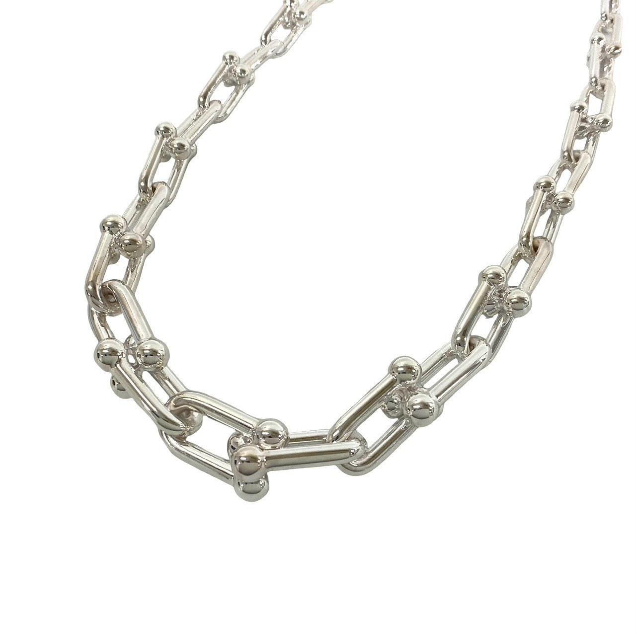 TIFFANY&Co. ティファニー ハードウェア グラジュエイテッド リンク ネックレス 4