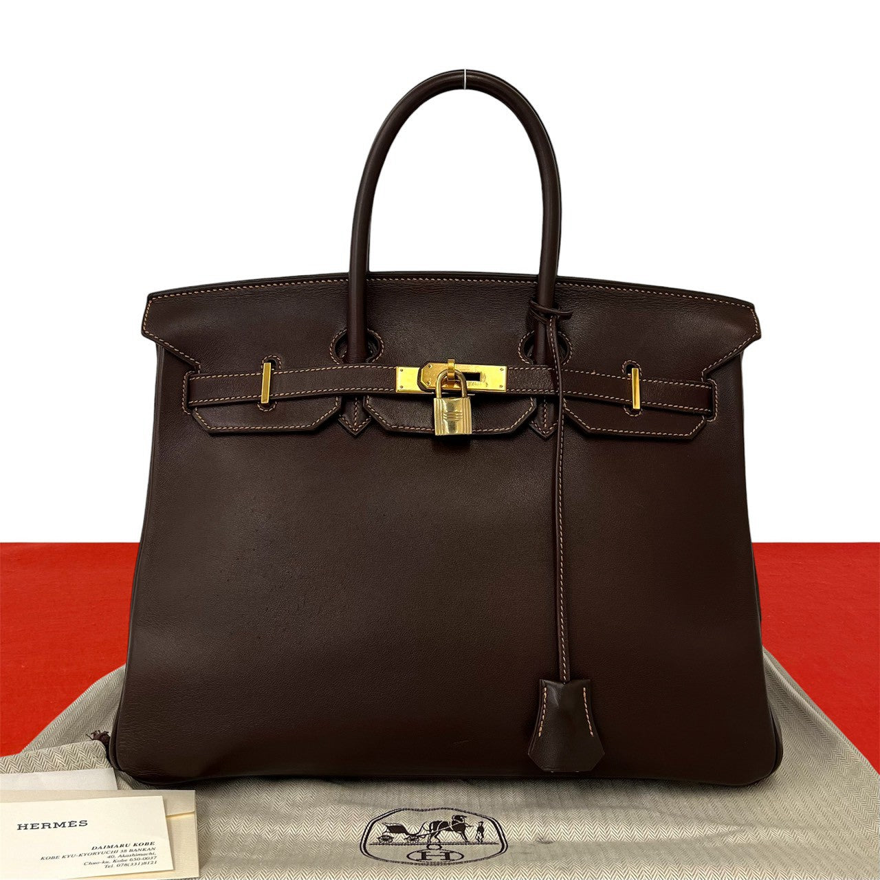 HERMES エルメス バーキン 35 ハンドバッグ
