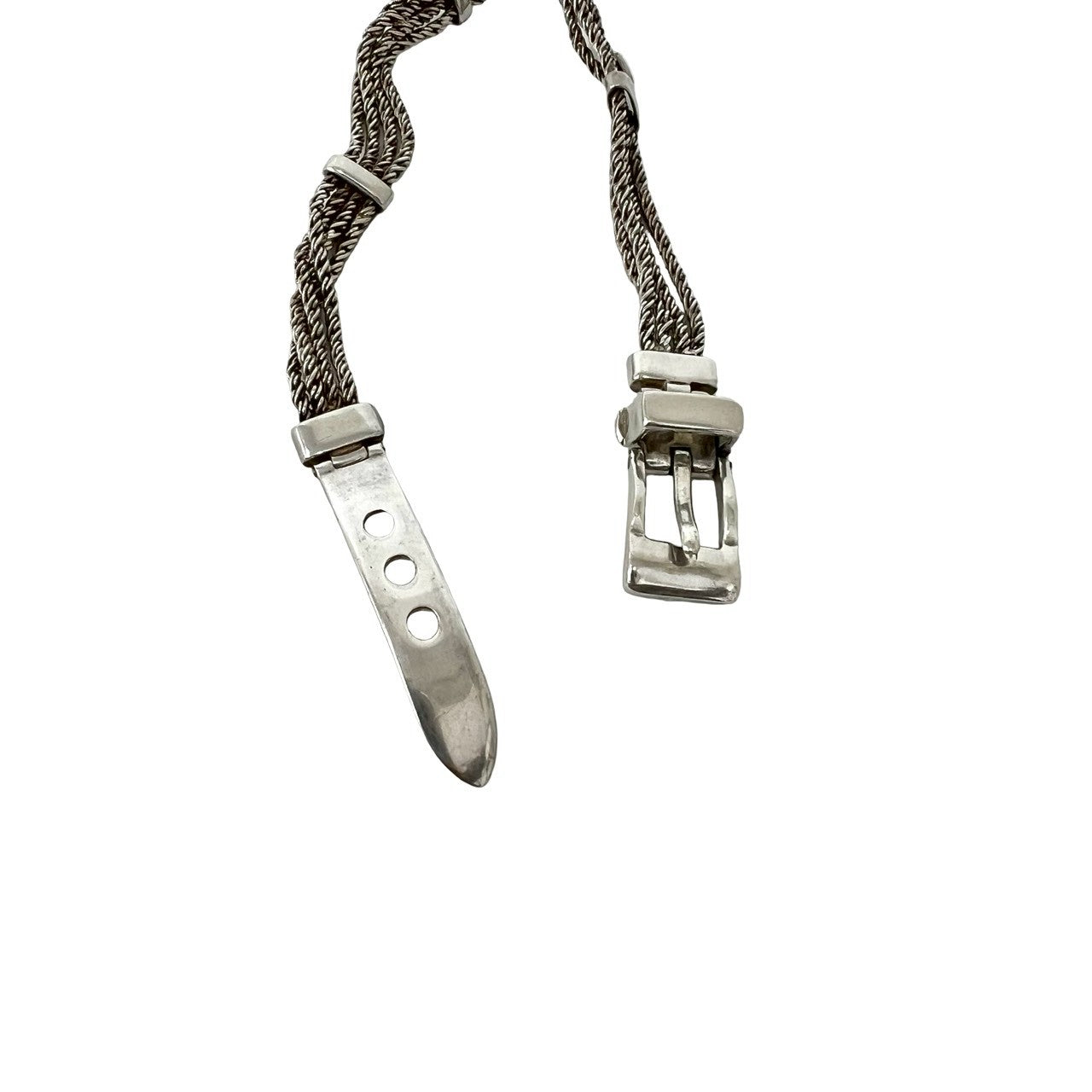 TIFFANY&Co. ティファニー (Vintage) Tロープ ベルト ブレスレット 4