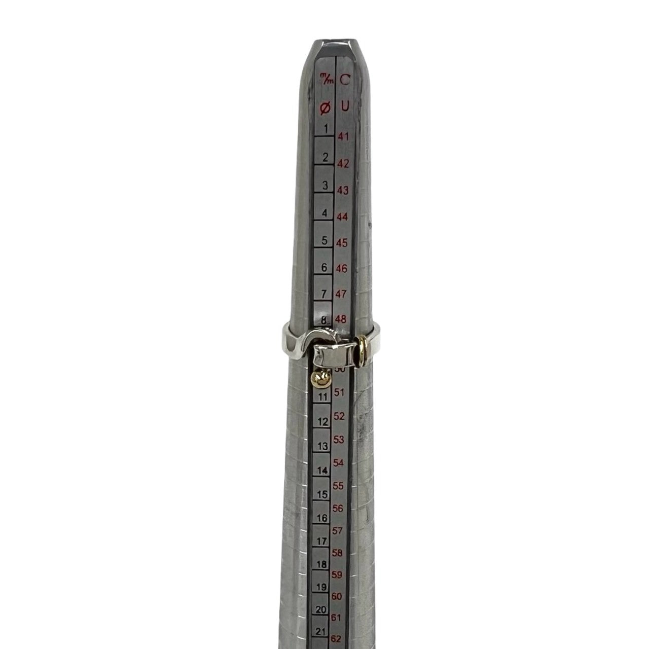 TIFFANY&Co. ティファニー (Vintage) フックアンドアイ リング 指輪 9号 925 K18 750YG 7