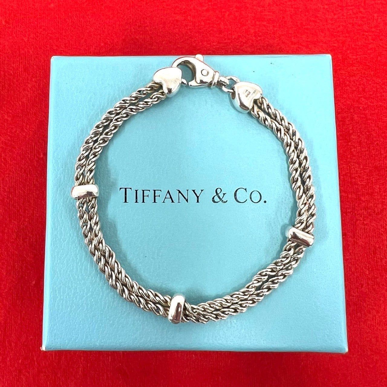 TIFFANY&Co. ティファニー (Vintage) ダブル ロープ ブレスレット