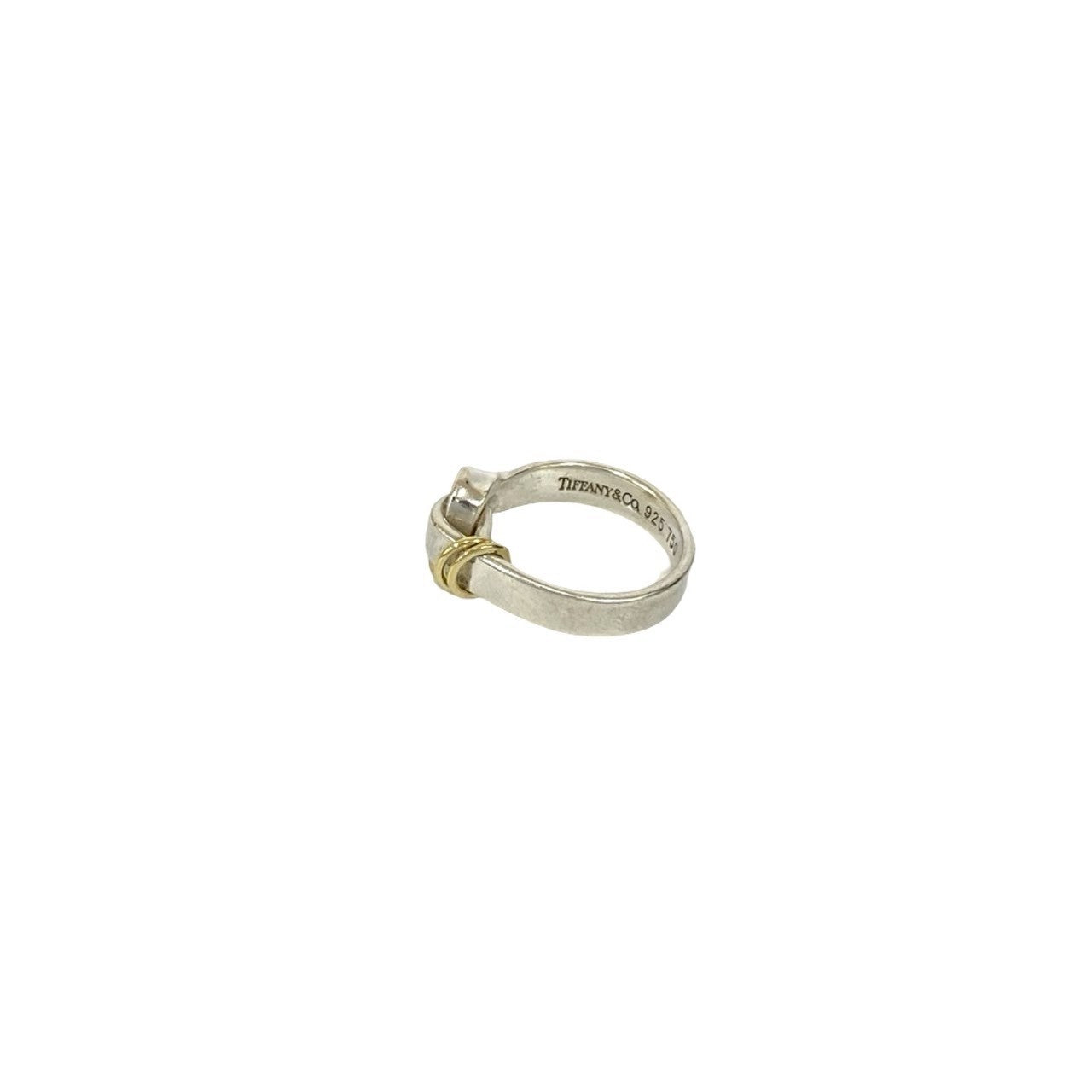 TIFFANY&Co. ティファニー フック&アイ 925 K18 リング 指輪 4