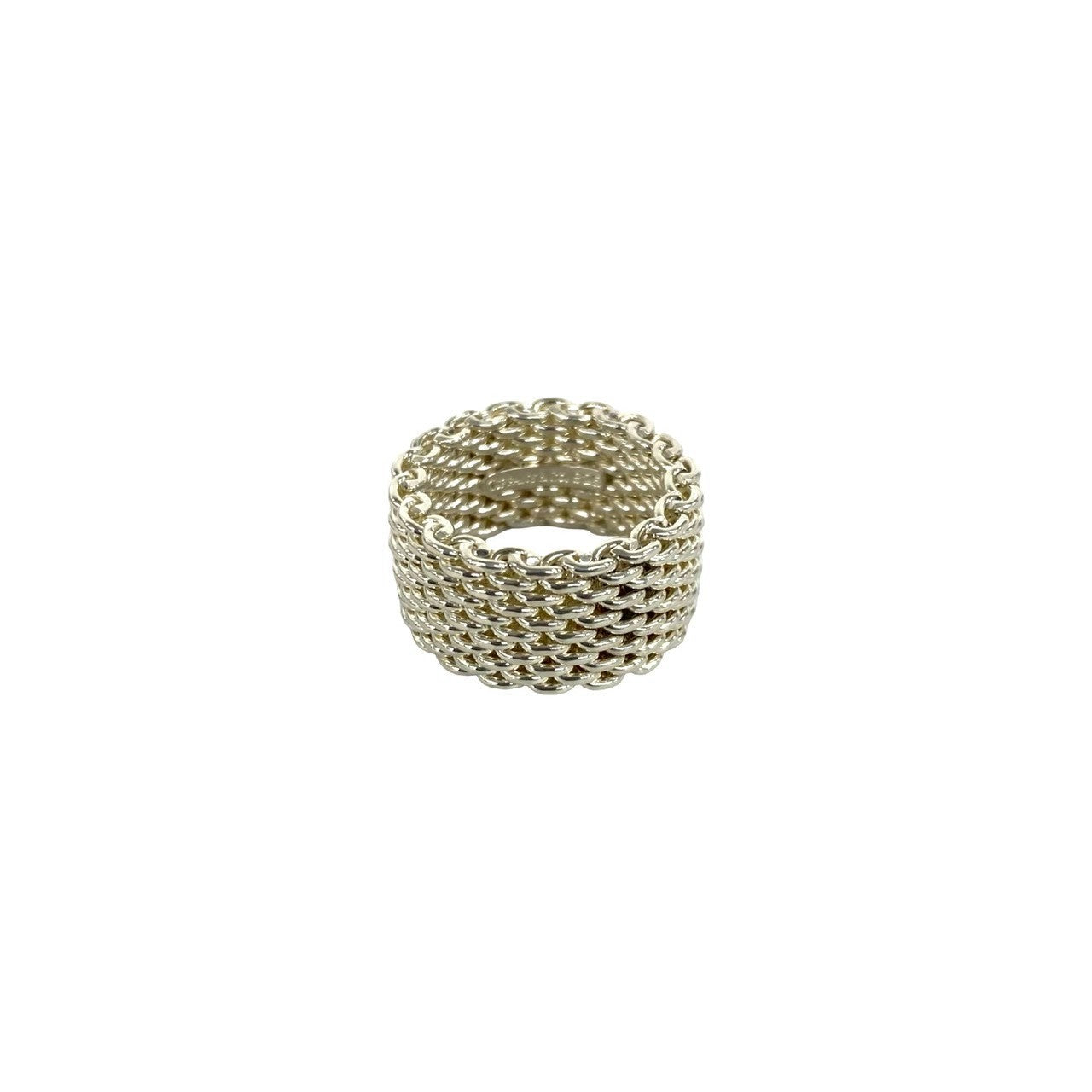TIFFANY&Co. ティファニー サマセット メッシュ リング 指輪 6