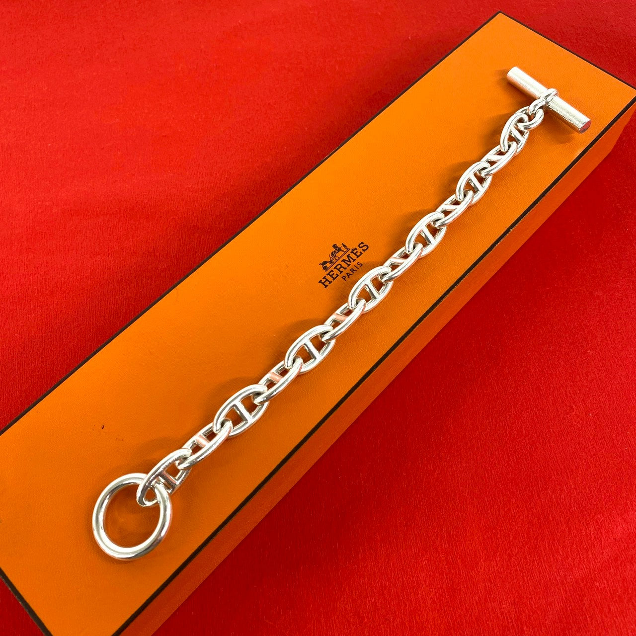 HERMES エルメス シェーヌダンクル GM 13コマ ブレスレット