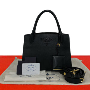 PRADA プラダ モノクローム ショルダーバッグ