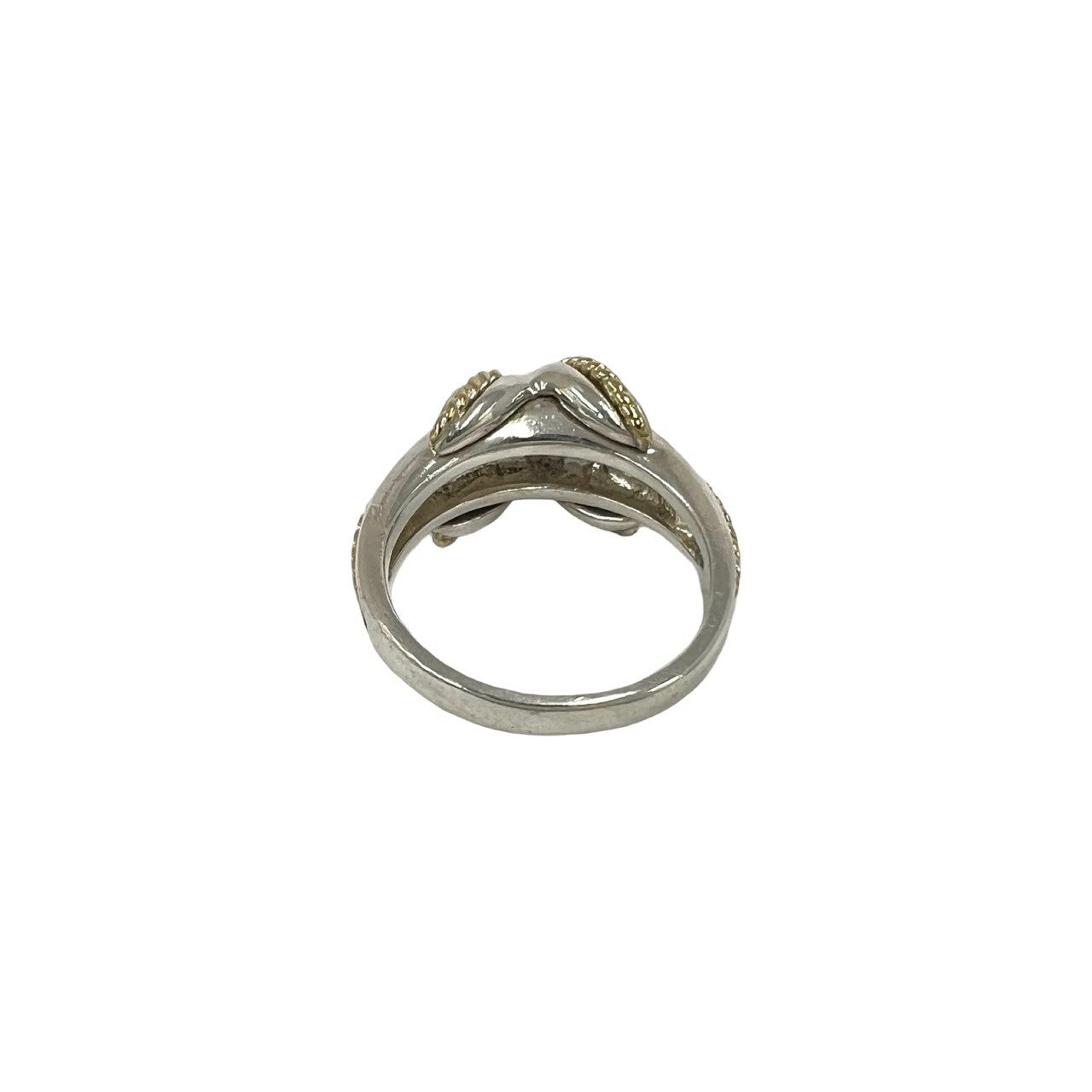 TIFFANY&Co. ティファニー (Vintage) シグネチャークロス リング 指輪 13号 925 K18 750 YG 6