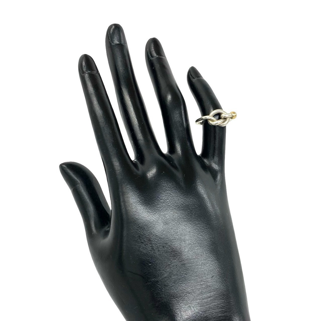 TIFFANY&Co. ティファニー (Vintage) ラブノット リング 指輪 6号 925 K18 750YG 2